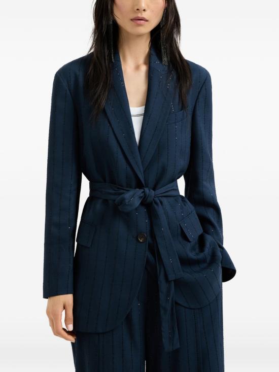 26SS 브루넬로 쿠치넬리 수트 자켓 ML5927367 C2061 NAVY - BRUNELLO CUCINELLI