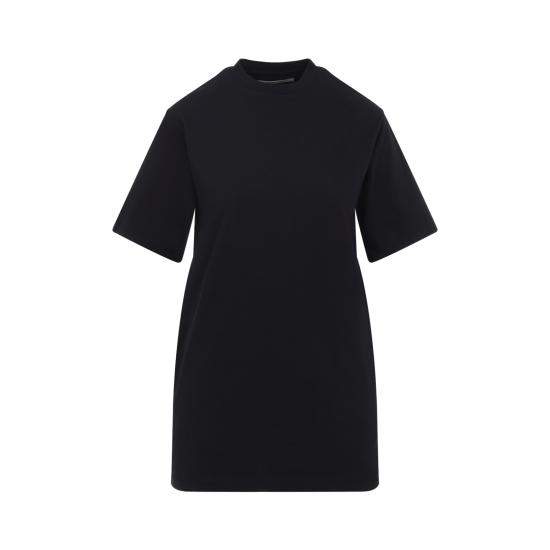 26SS 피비 파일로 반팔 티셔츠 DT114CO2974 900BK BLACK