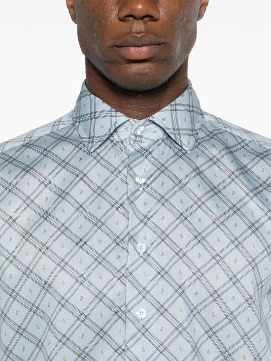  에트로 긴팔 셔츠 MRIB000199SA5B1SHIR X0880 PRINT ON PALE BLUE BASE - ETRO