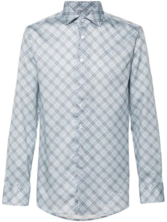  에트로 긴팔 셔츠 MRIB000199SA5B1SHIR X0880 PRINT ON PALE BLUE BASE