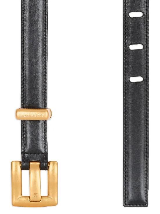 26FW 발망 레귤러 벨트 GN0WJ191LSLX 0PA BLACK - BALMAIN