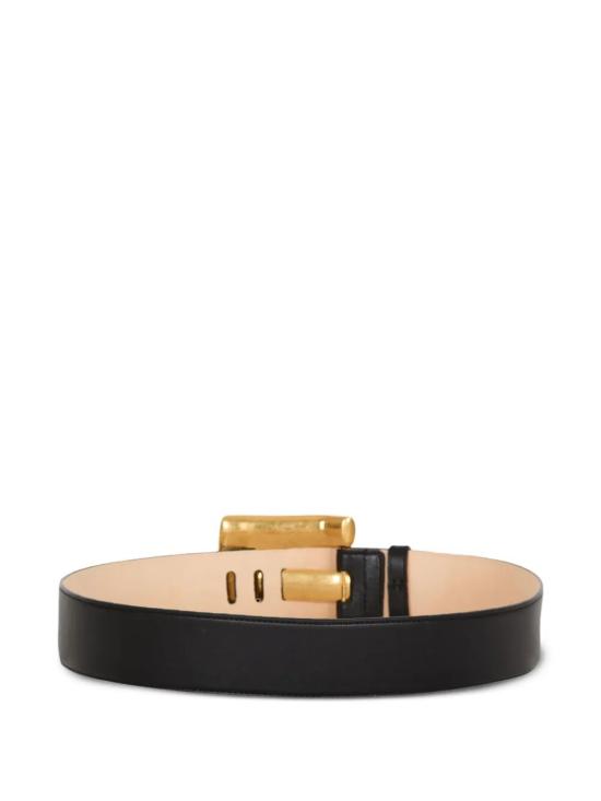 26FW 발망 레귤러 벨트 GN0WJ192LSLX 0PA BLACK - BALMAIN