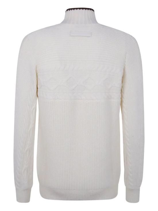 25FW 에르메네질도제냐 터틀넥 UGM59A2GCT420 105 WHITE - ERMENEGILDO ZEGNA