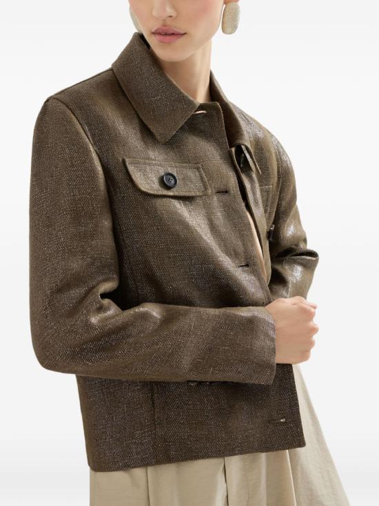 26SS 브루넬로 쿠치넬리 수트 자켓 ML5967582 C7082 BROWN - BRUNELLO CUCINELLI