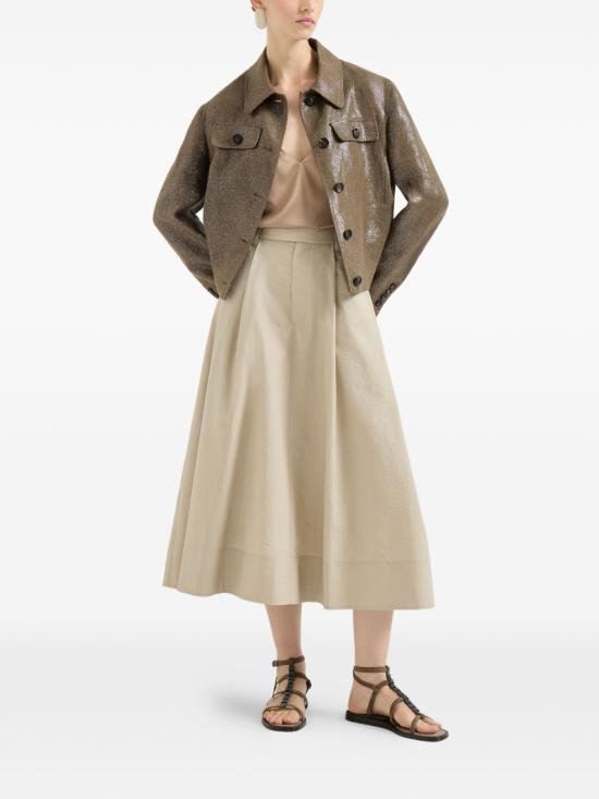 26SS 브루넬로 쿠치넬리 수트 자켓 ML5967582 C7082 BROWN - BRUNELLO CUCINELLI