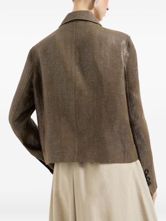26SS 브루넬로 쿠치넬리 수트 자켓 ML5967582 C7082 BROWN - BRUNELLO CUCINELLI