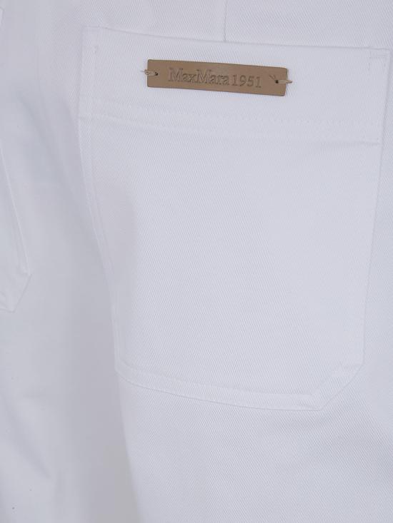 26SS 막스마라 스트레이트 팬츠 2611131072600004 WHITE - MAX MARA