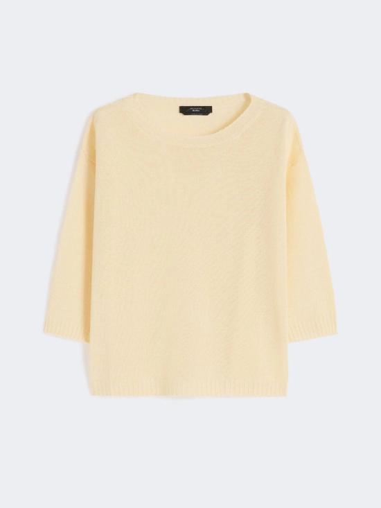26SS 위켄드막스마라 스웨터 2615361052600004 YELLOW