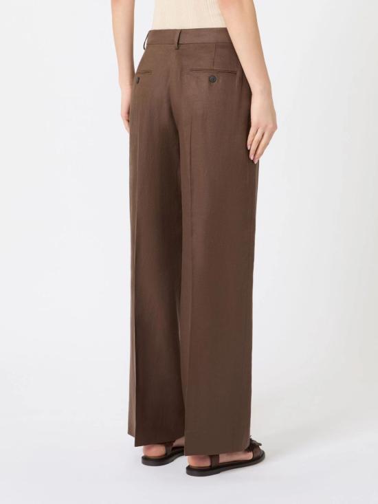 26SS 위켄드막스마라 스트레이트 팬츠 2615131112600037 CHOCOLATE - WEEKEND MAX MARA