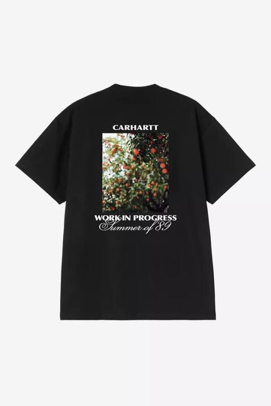 26SS 칼하트 WIP 숏슬리브 웜 뷰 티셔츠 I036246 89XX BLACK - CARHARTT WIP