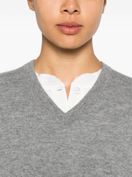 26SS 더로우 Nian 캐시미어 스웨터 10682Y986 GRY GREY - THE ROW