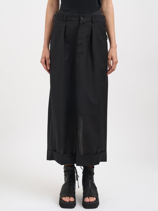 26SS 와타나베 준야 롱 스커트 NJQS023BLACK