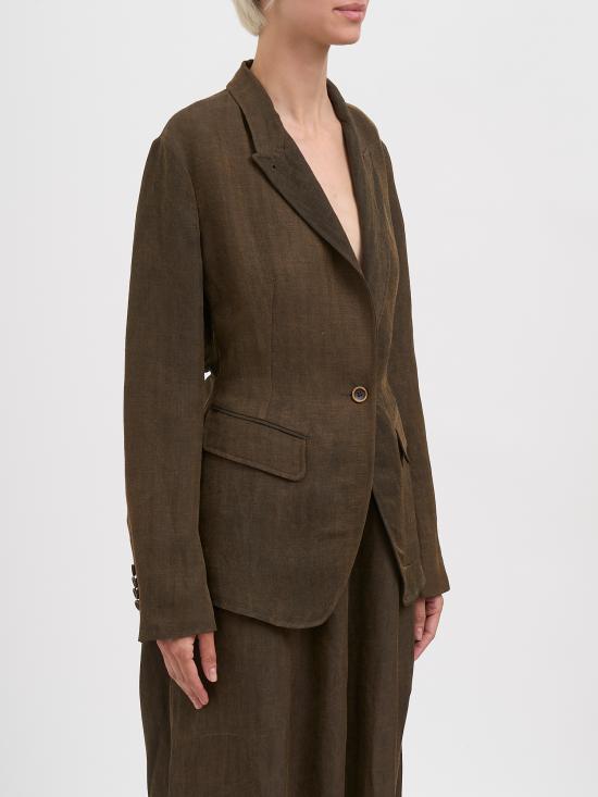 26SS 우마 왕 수트 자켓 NUW6061UW690 BROWN - UMA WANG