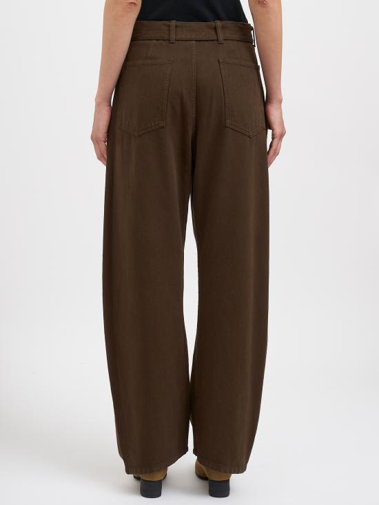 26SS 르메르 스트레이트 팬츠 NPA326LD1068BR423 BROWN - LEMAIRE