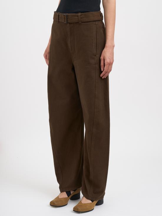 26SS 르메르 스트레이트 팬츠 NPA326LD1068BR423 BROWN - LEMAIRE