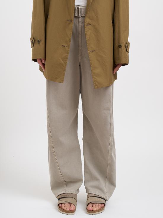 26SS 르메르 스트레이트 팬츠 NPA326LD1054BK201 IVORY - LEMAIRE