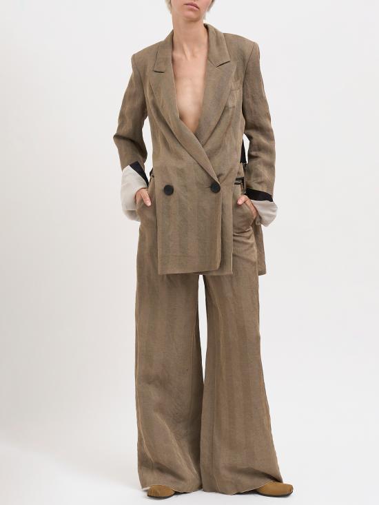 26SS 알레산드라 마치 트레이닝/조거 팬츠 N226120053780 BROWN - ALESSANDRA MARCHI