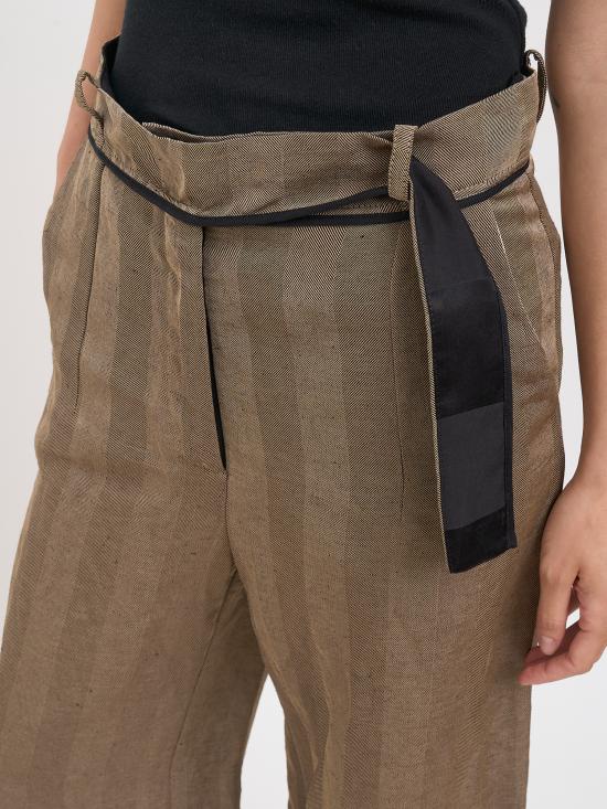26SS 알레산드라 마치 트레이닝/조거 팬츠 N226120053780 BROWN - ALESSANDRA MARCHI