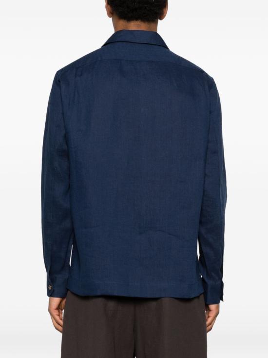 26SS 브루넬로 쿠치넬리 셔츠 MM6840648 C011 NAVY - BRUNELLO CUCINELLI