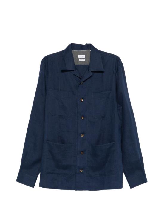 26SS 브루넬로 쿠치넬리 셔츠 MM6840648 C011 NAVY