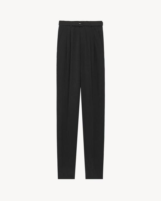 26SS 생로랑 스트레이트 팬츠 860975Y271W 1000 BLACK