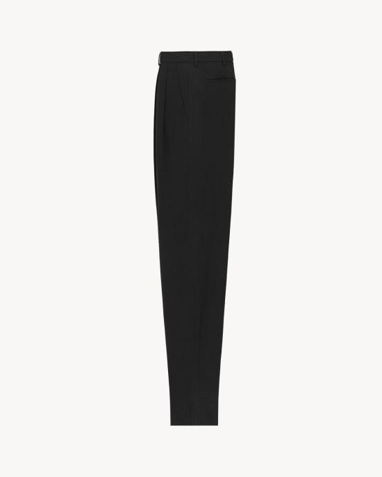 26SS 생로랑 스트레이트 팬츠 860975Y271W 1000 BLACK - SAINT LAURENT