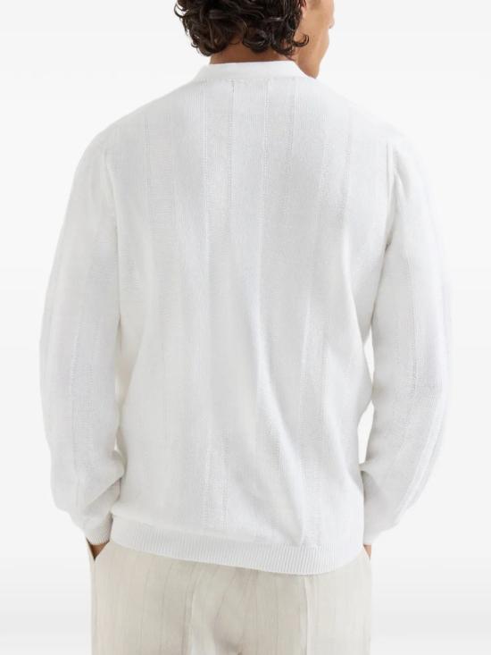 26SS 브루넬로 쿠치넬리 가디건 M2L707806P CMV76 WHITE - BRUNELLO CUCINELLI