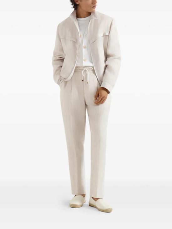 26SS 브루넬로 쿠치넬리 가디건 M2L707806P CMV76 WHITE - BRUNELLO CUCINELLI