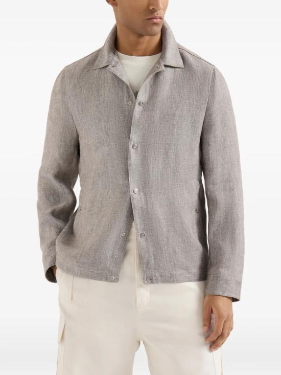 26SS 브루넬로 쿠치넬리 자켓 MH5486589P C049 BROWN - BRUNELLO CUCINELLI