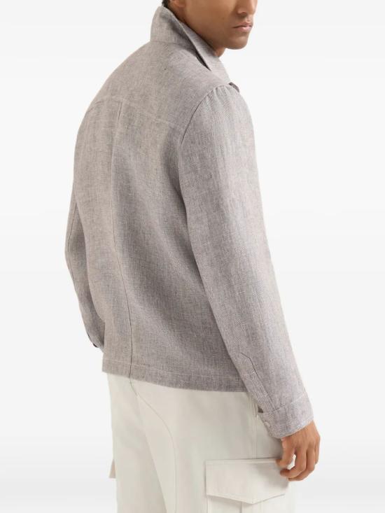 26SS 브루넬로 쿠치넬리 자켓 MH5486589P C049 BROWN - BRUNELLO CUCINELLI