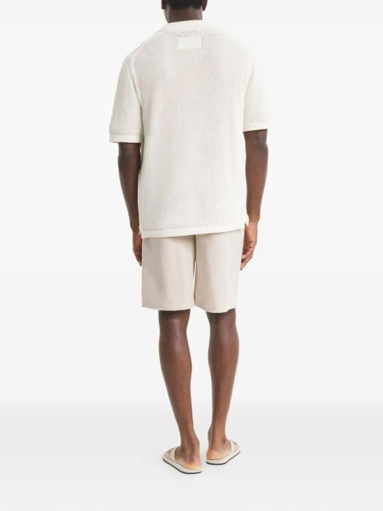 26SS 메종키츠네 숏팬츠 QM01405WW9083 0432 MACADAMIA - MAISON KITSUNE