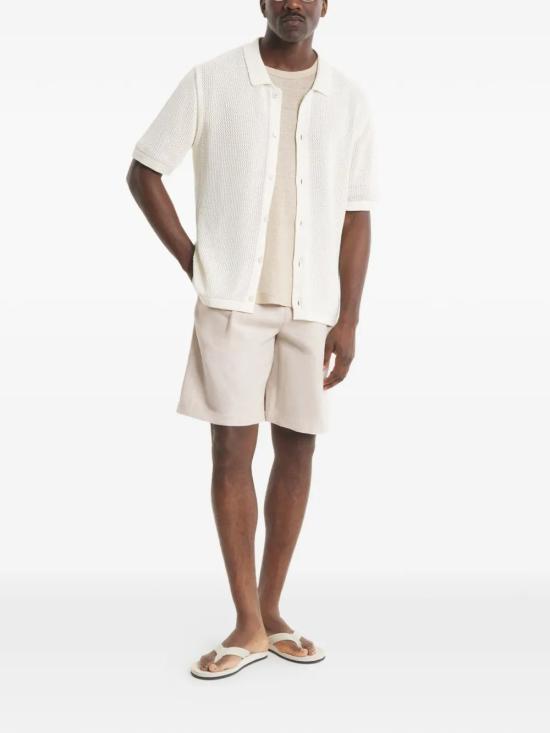 26SS 메종키츠네 숏팬츠 QM01405WW9083 0432 MACADAMIA - MAISON KITSUNE
