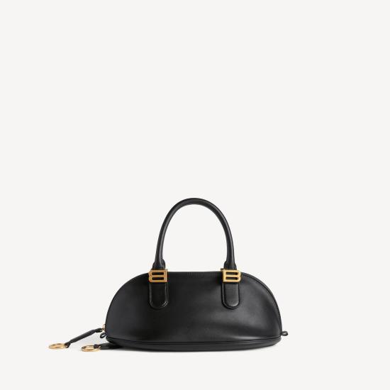 26SS 발렌시아가 볼레로 볼링백 8685852ACJS 1000 BLACKPLUM