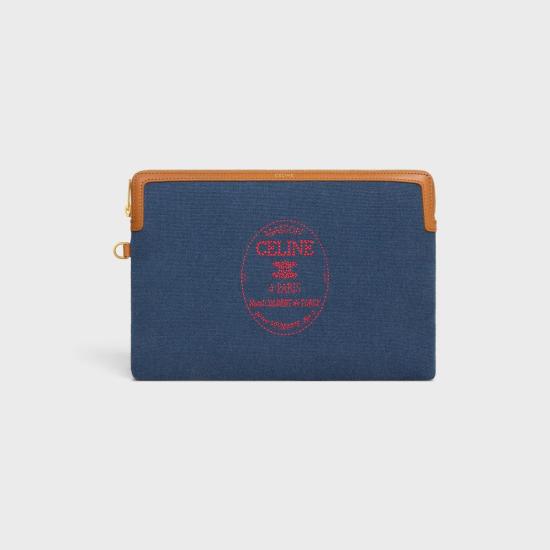 26SS 셀린느 지갑 10J503D34 GJW2 DKNAVYRED - CELINE