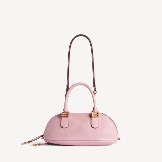 26SS 발렌시아가 볼레로 볼링백 8685852ACJS 5543 ROSEQRTZMK - BALENCIAGA