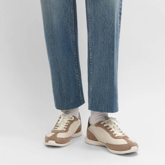 26SS 셀린느 트리옹프 레이서 로우 탑 스니커즈 364365257C 01PW OTWHTBROWN - CELINE