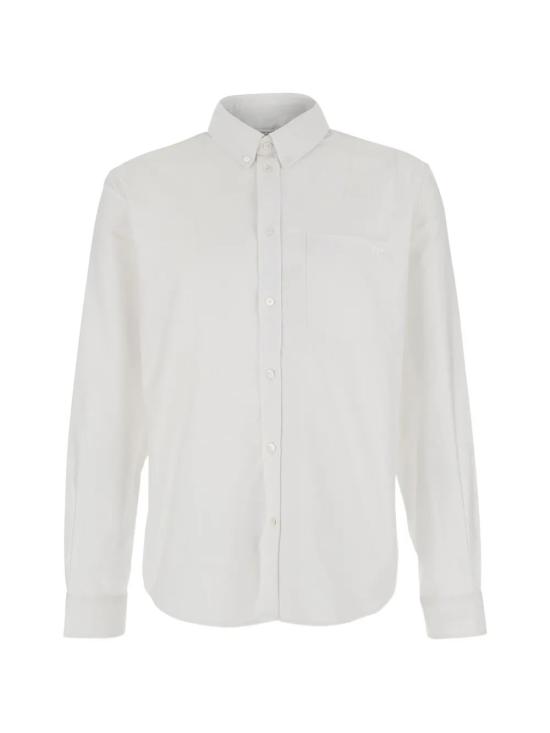 26SS 메종키츠네 긴팔 셔츠 QM00412WC5062 P100 WHITE - MAISON KITSUNE