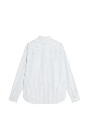26SS 메종키츠네 긴팔 셔츠 QM00423WC5090 0491 BLUEWHITE - MAISON KITSUNE