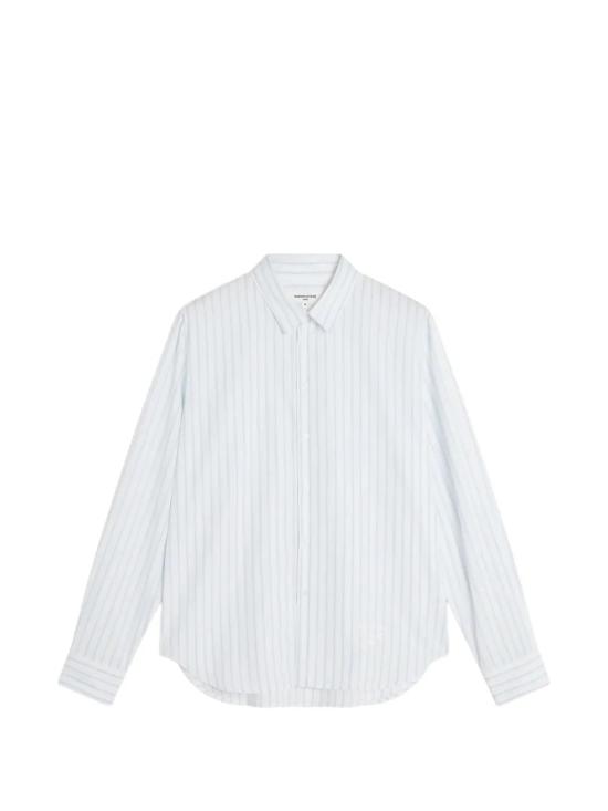 26SS 메종키츠네 긴팔 셔츠 QM00423WC5090 0491 BLUEWHITE