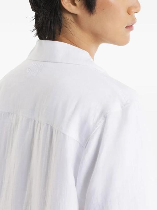 26SS 메종키츠네 반팔 셔츠 QM00405WW9099 P100 WHITE - MAISON KITSUNE