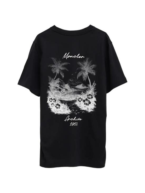 26SS 몽클레어 반팔 티셔츠 L10918C0007289B8Q 778 BLACK - MONCLER