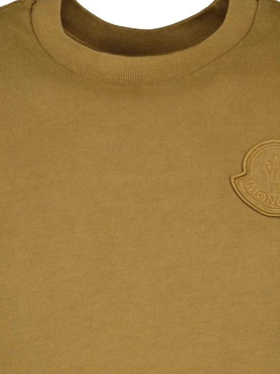 26SS 몽클레어 반팔 티셔츠 L10918C0004489AUG 242 BROWN - MONCLER