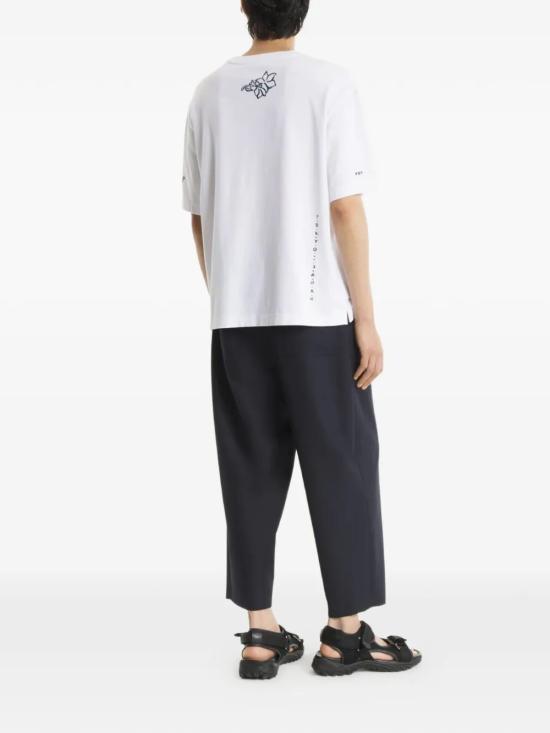 26SS 메종키츠네 반팔 티셔츠 QM00107KJ0119 P100 WHITE - MAISON KITSUNE