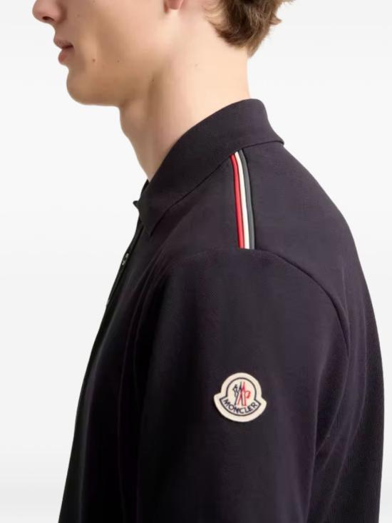 26SS 몽클레어 코튼 폴로 셔츠 L10918A0003189A16 77X BLACK - MONCLER