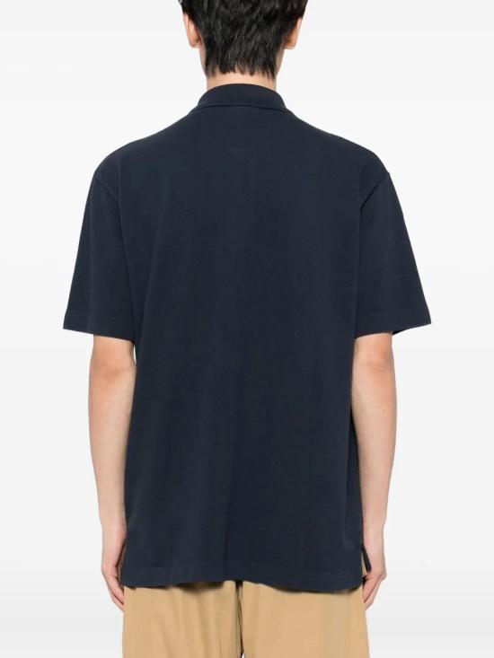 26SS 메종키츠네 폭스 헤드 컴포트 폴로 티셔츠 PM00210KP0001 0413 CLASICNAVY - MAISON KITSUNE