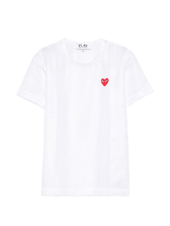 26SS 꼼데가르송 반팔 티셔츠 AXT351051 WHITE