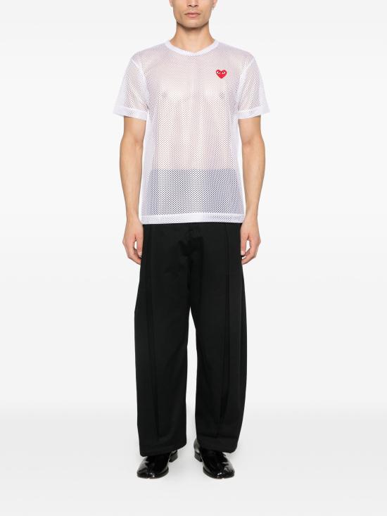26SS 꼼데가르송 반팔 티셔츠 AXT351051 WHITE - COMME DES GARCONS