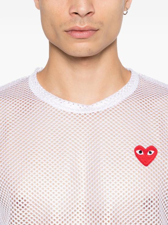 26SS 꼼데가르송 반팔 티셔츠 AXT351051 WHITE - COMME DES GARCONS
