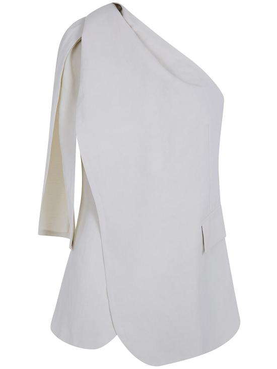 26SS 우마 왕 블라우스 UW6016 UW101 WHITE