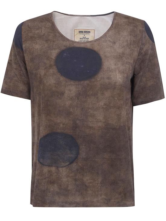 26SS 우마 왕 반팔 티셔츠 UW1033 UW063 BROWN